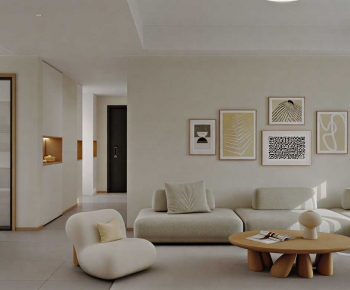 Modern A Living Room-ID:751985072