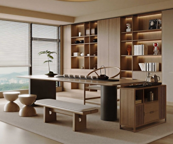 New Chinese Style Tea House-ID:552119022