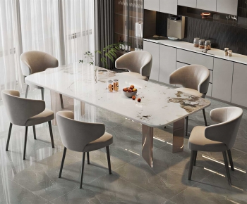 Modern Dining Table And Chairs-ID:773359065