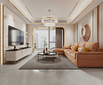 Modern A Living Room-ID:768666984