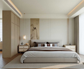 New Chinese Style Bedroom-ID:323846101