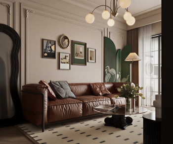French Style A Living Room-ID:971920516