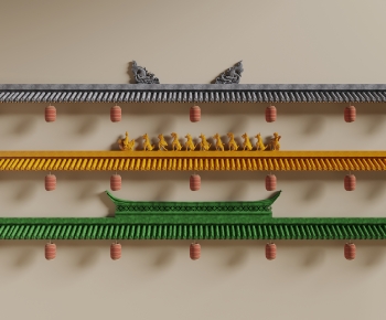 Chinese Style Building Component-ID:360217094