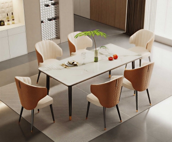 Modern Dining Table And Chairs-ID:240060095