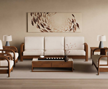 Wabi-sabi Style Sofa Combination-ID:158859978