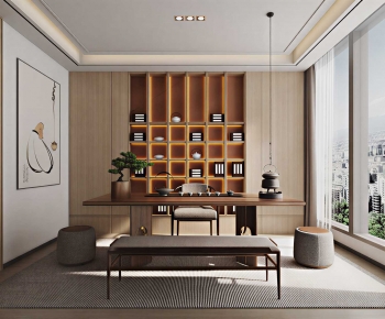 New Chinese Style Tea House-ID:413388014