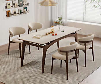 Modern Dining Table And Chairs-ID:880970007