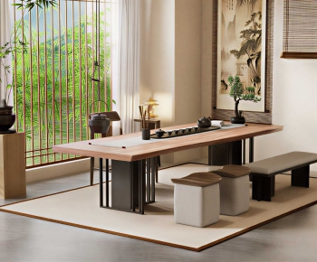 New Chinese Style Tea Tables And Chairs-ID:192518004