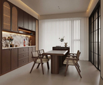 New Chinese Style Dining Room-ID:717470887