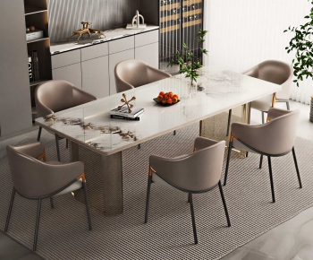 Modern Dining Table And Chairs-ID:978235968