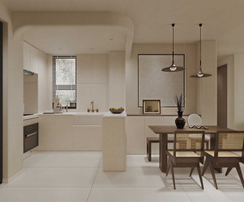 Wabi-sabi Style Dining Room-ID:818516021