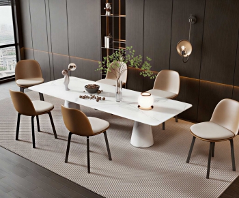 Modern Dining Table And Chairs-ID:752363925