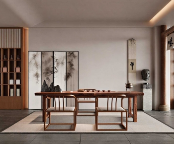 New Chinese Style Tea House-ID:886615995