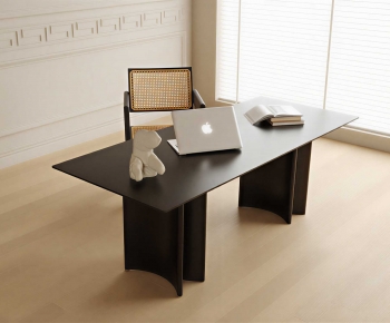 Modern Computer Desk And Chair-ID:617506034