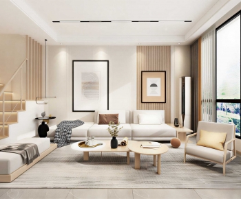 Modern A Living Room-ID:738886124