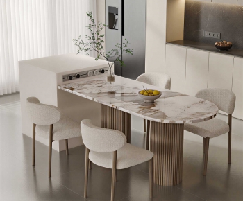 Modern Dining Table And Chairs-ID:836783897
