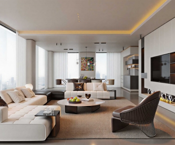 Modern A Living Room-ID:500616076