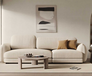 Wabi-sabi Style Sofa Combination-ID:424443962