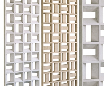 Modern Cement Brick Screen Partition-ID:673821934