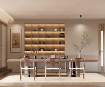 New Chinese Style Tea House-ID:734874016