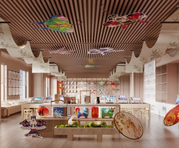 New Chinese Style Exhibition Hall-ID:797437917