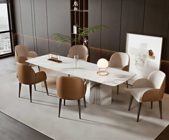 Modern Dining Table And Chairs-ID:791152009