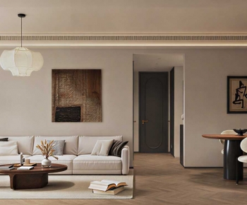 Wabi-sabi Style A Living Room-ID:414743903