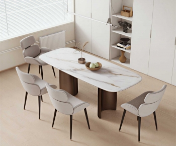Modern Dining Table And Chairs-ID:697969917