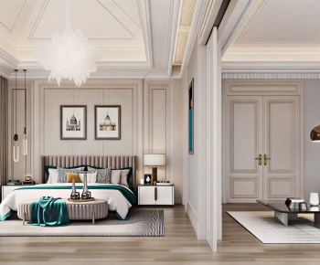 American Style Bedroom-ID:364181047