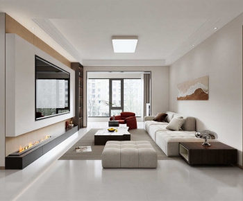 Modern A Living Room-ID:813622005