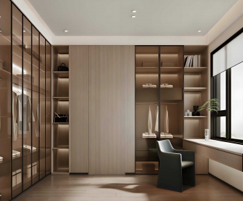 Modern Clothes Storage Area-ID:519488101