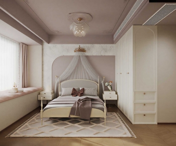 French Style Girl's Room Daughter's Room-ID:172071938