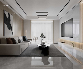 Modern A Living Room-ID:128535039