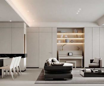 Modern A Living Room-ID:841635944