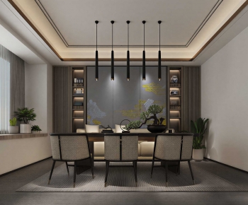 New Chinese Style Tea House-ID:369092941