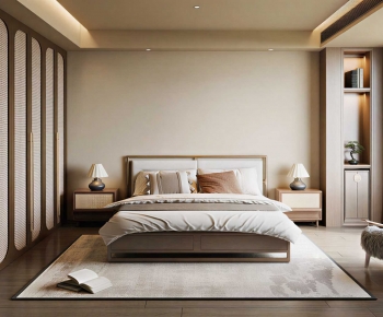 New Chinese Style Bedroom-ID:336374041