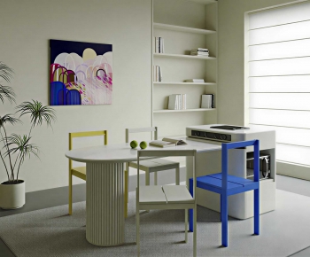 Modern Dining Table And Chairs-ID:147588973