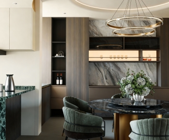 Modern Dining Room-ID:651792057