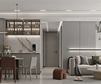 Modern A Living Room-ID:685410599