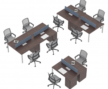 Modern Office Desk And Chair-ID:771647936