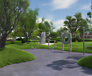 Modern Park Landscape-ID:370017058