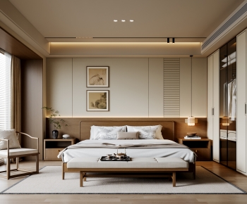 New Chinese Style Bedroom-ID:836158999