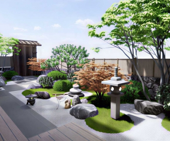 New Chinese Style Courtyard/landscape-ID:585093983