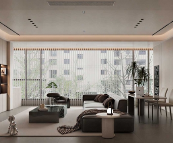 Modern A Living Room-ID:736825943