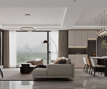 Modern A Living Room-ID:766006956