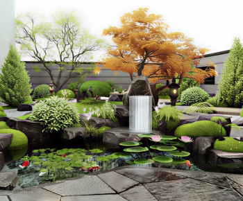 New Chinese Style Courtyard/landscape-ID:563049082