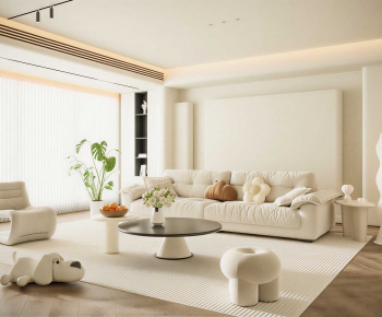 Modern A Living Room-ID:696954015