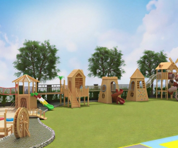 Modern Park Landscape-ID:421509984