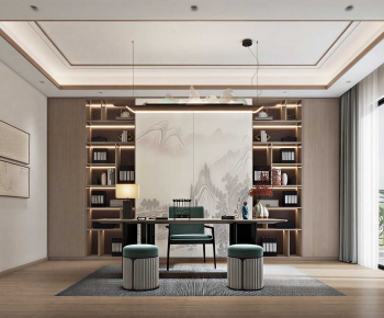 New Chinese Style Study Space-ID:814531093