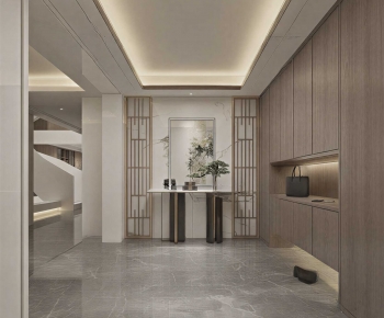 New Chinese Style Hallway-ID:102520054